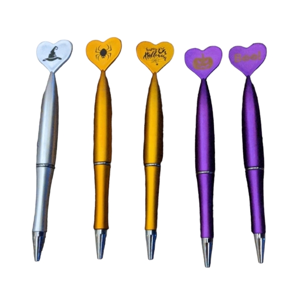 Set Of 8 Halloween Themed Pens Brand New Without Tags. - Picture 3 of 6